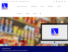 Tablet Screenshot of afriatech.com